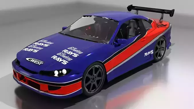 Nissan silvia S15 Mona lisa 3D print model