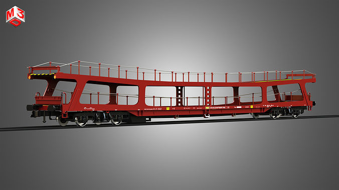 Car Carrier Wagon 3D model