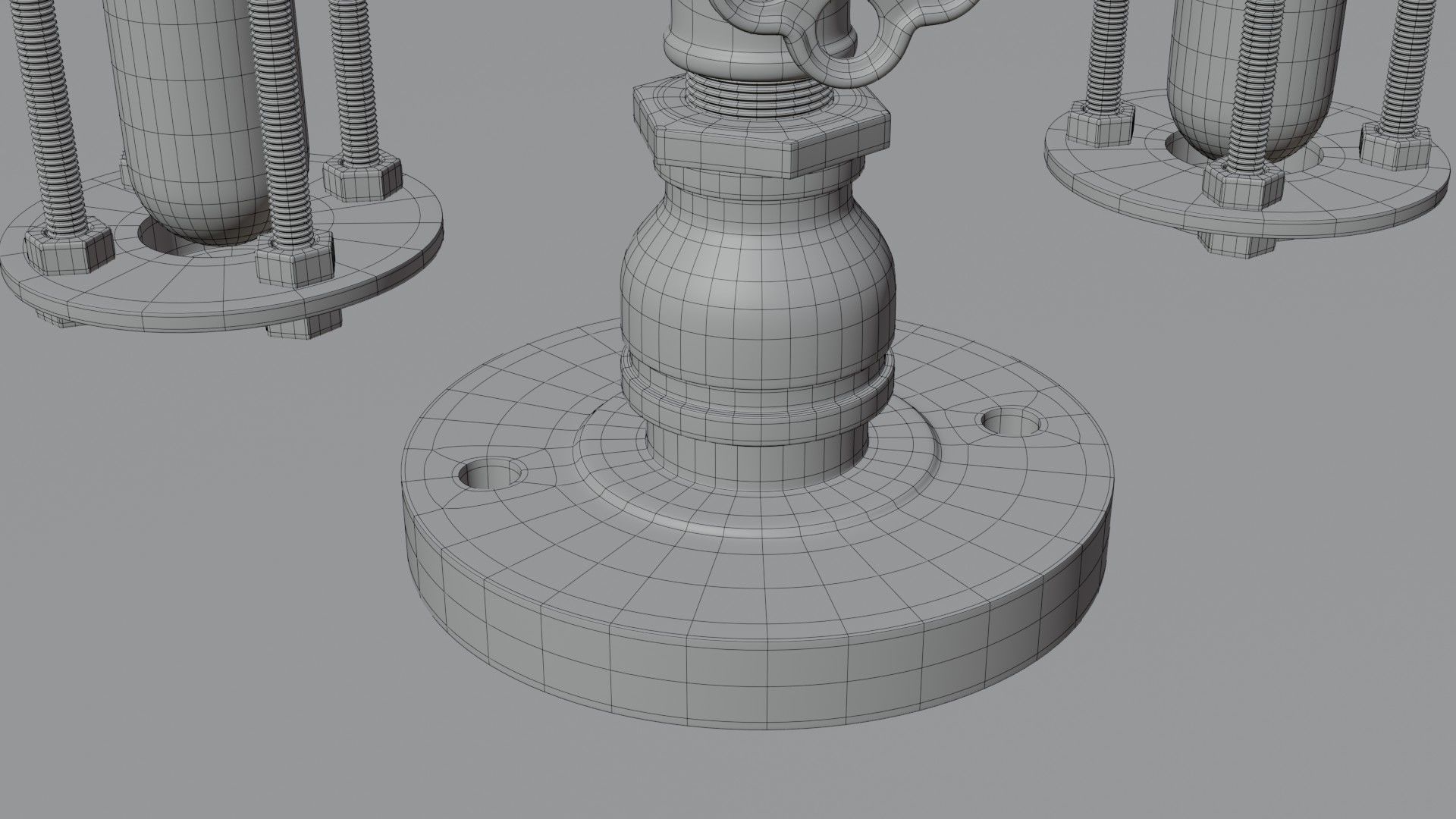 Desk lamp 3D model_8