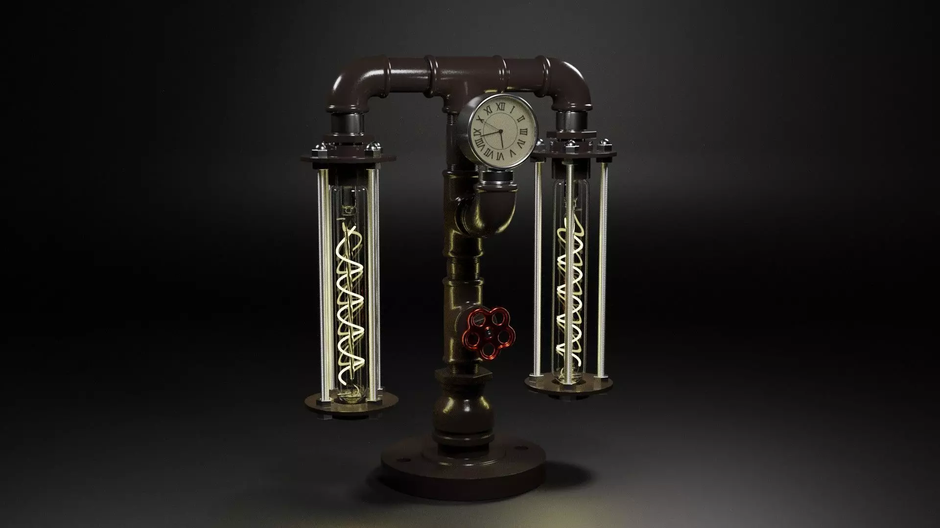 Desk lamp 3D model_0