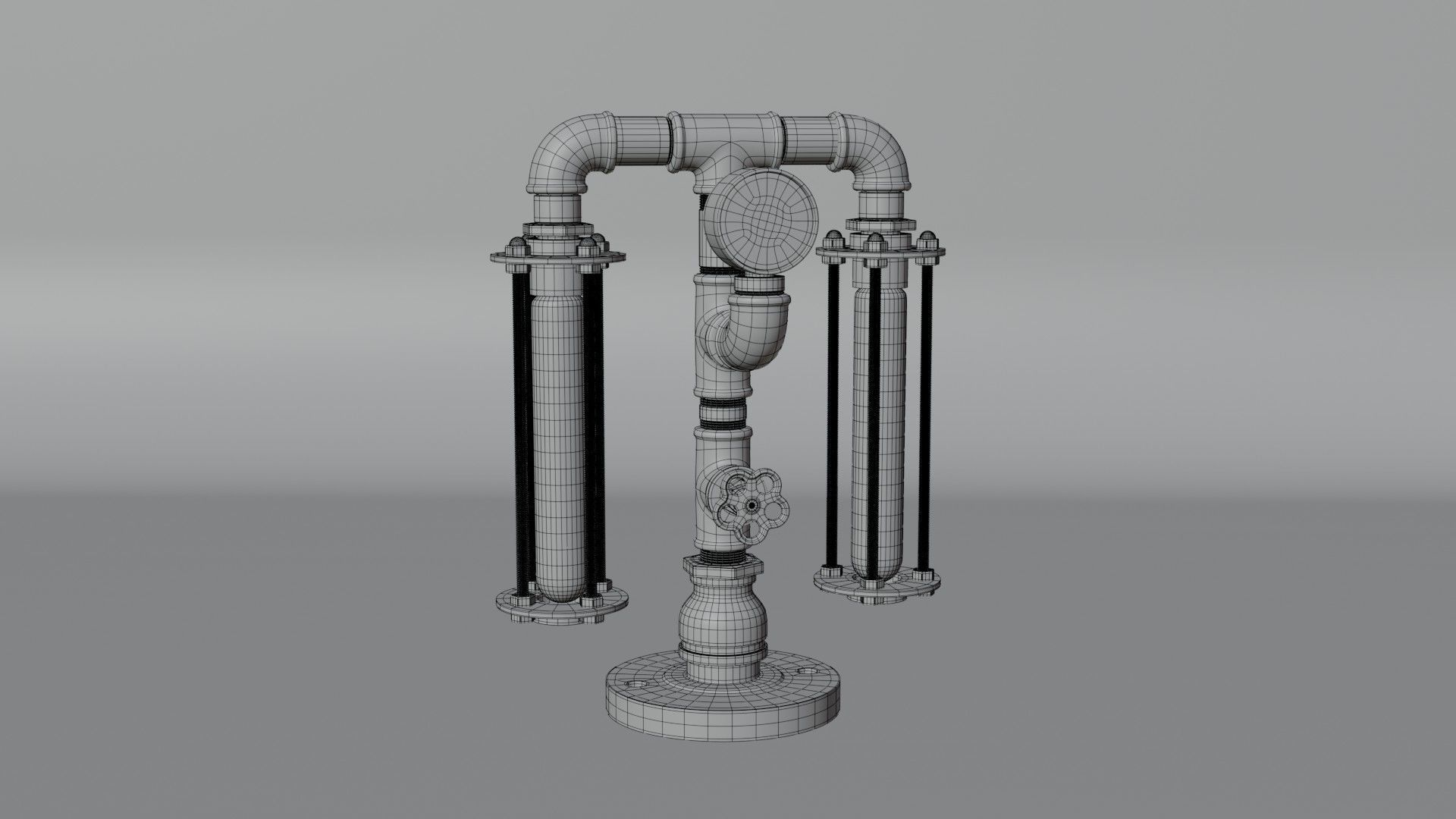 Desk lamp 3D model_7