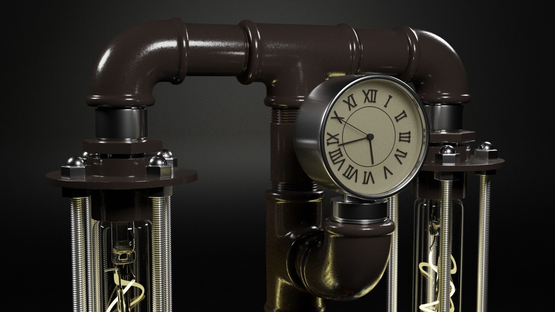 Desk lamp 3D model_1