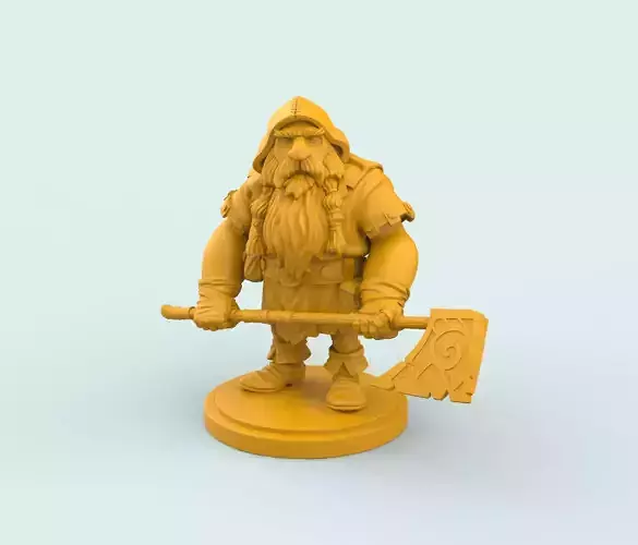 Dwarf1 - 90 mm 3D print model