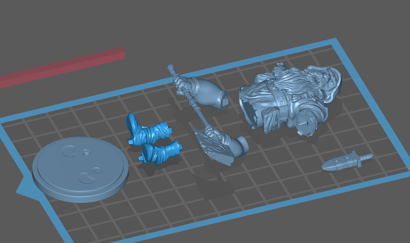 Dwarf1 - 90 mm 3D print model_7