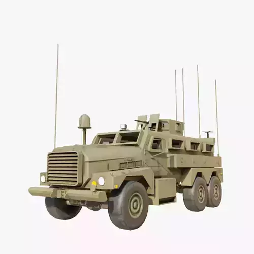 cougar 6x6 Low-poly 3D model