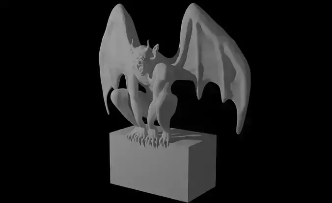 Gargoyle statue of