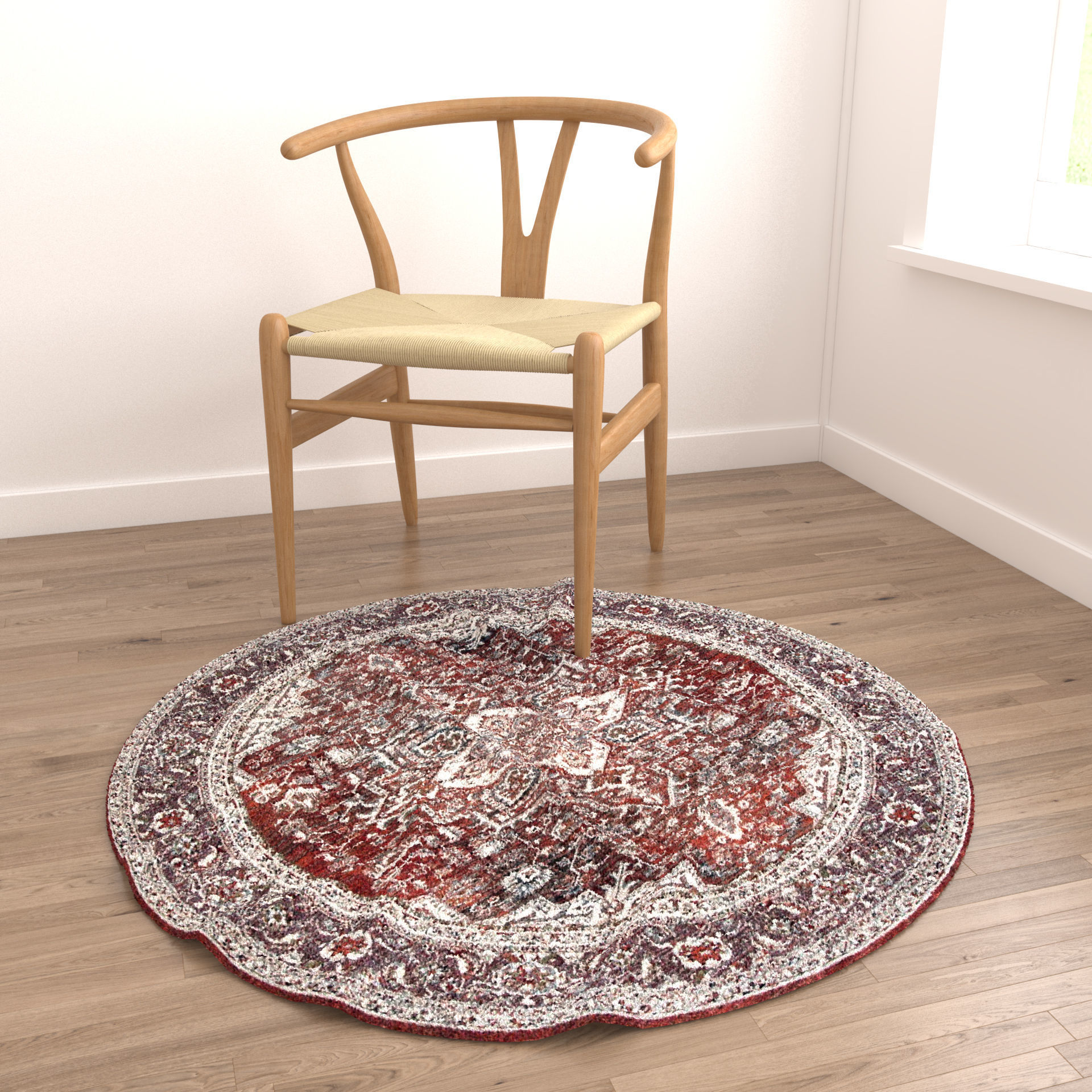 Rugs No 618 Low-poly 3D model_4