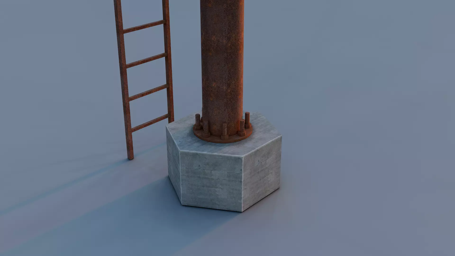 Realistic Billboard Low-poly 3D model_5