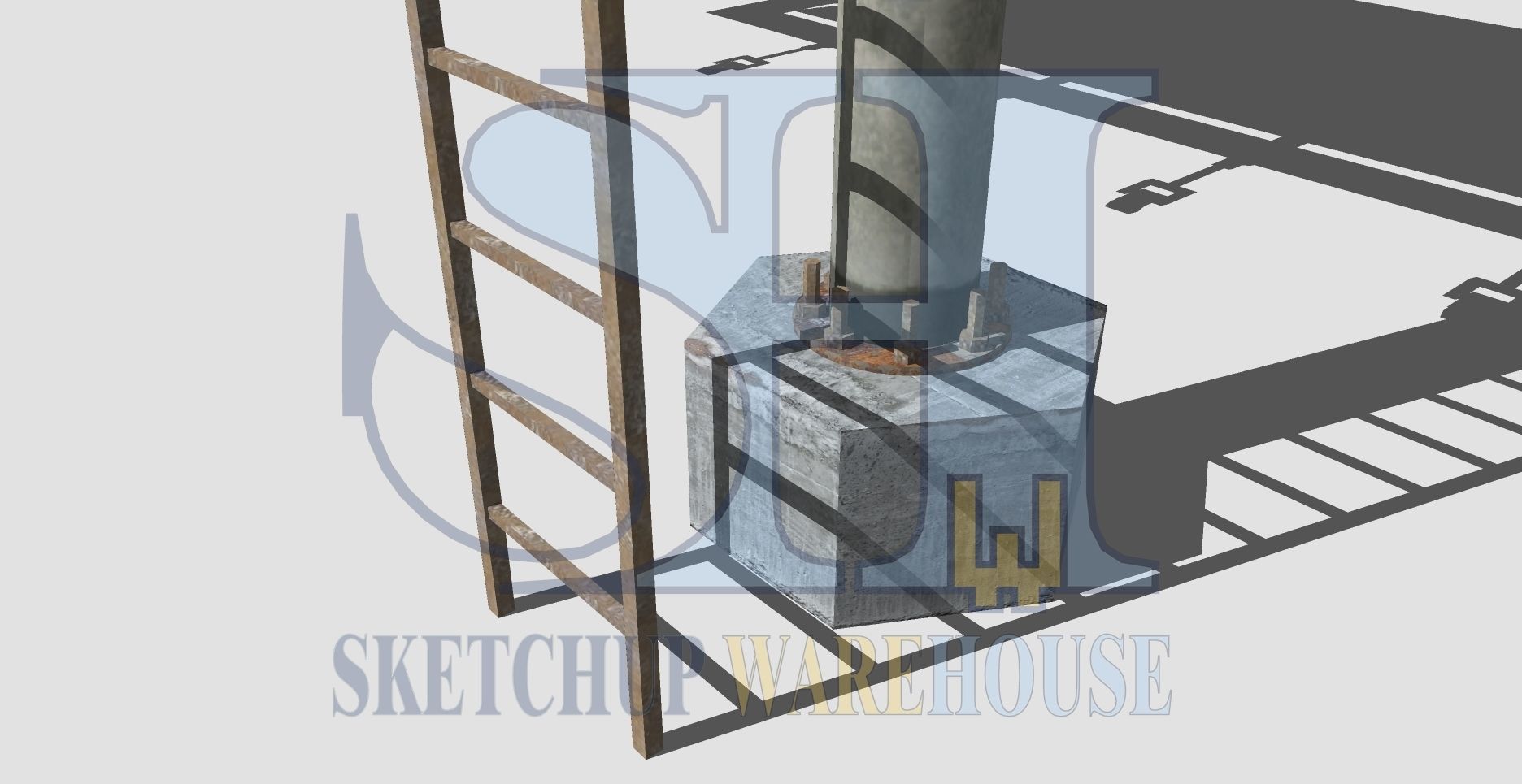 Realistic Billboard Low-poly 3D model_15