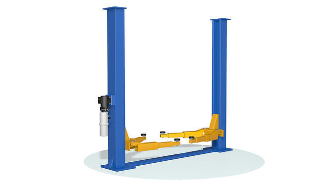 Car Lift garage 3D model