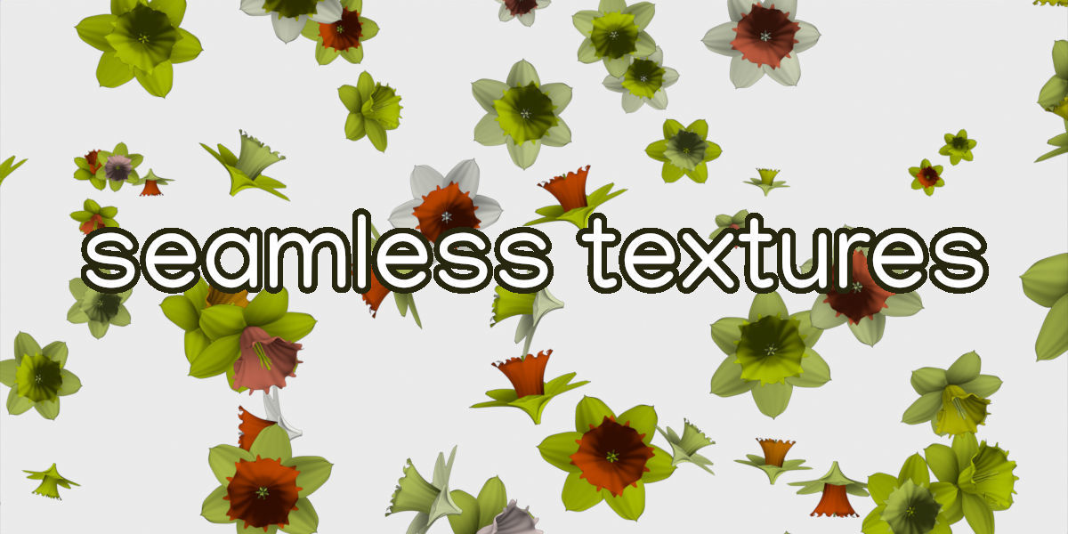 Semi-procedural Daffodils Texture for Blender Texture_4