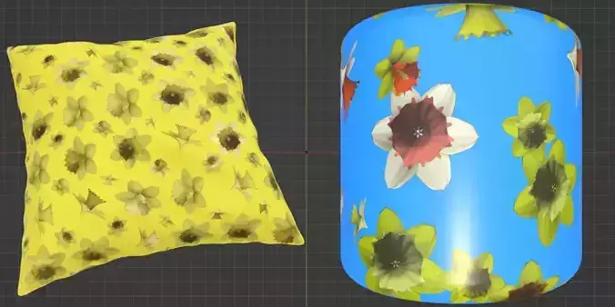 Semi-procedural Daffodils Texture for Blender Texture Semi-procedural Daffodils Texture for Blender Texture