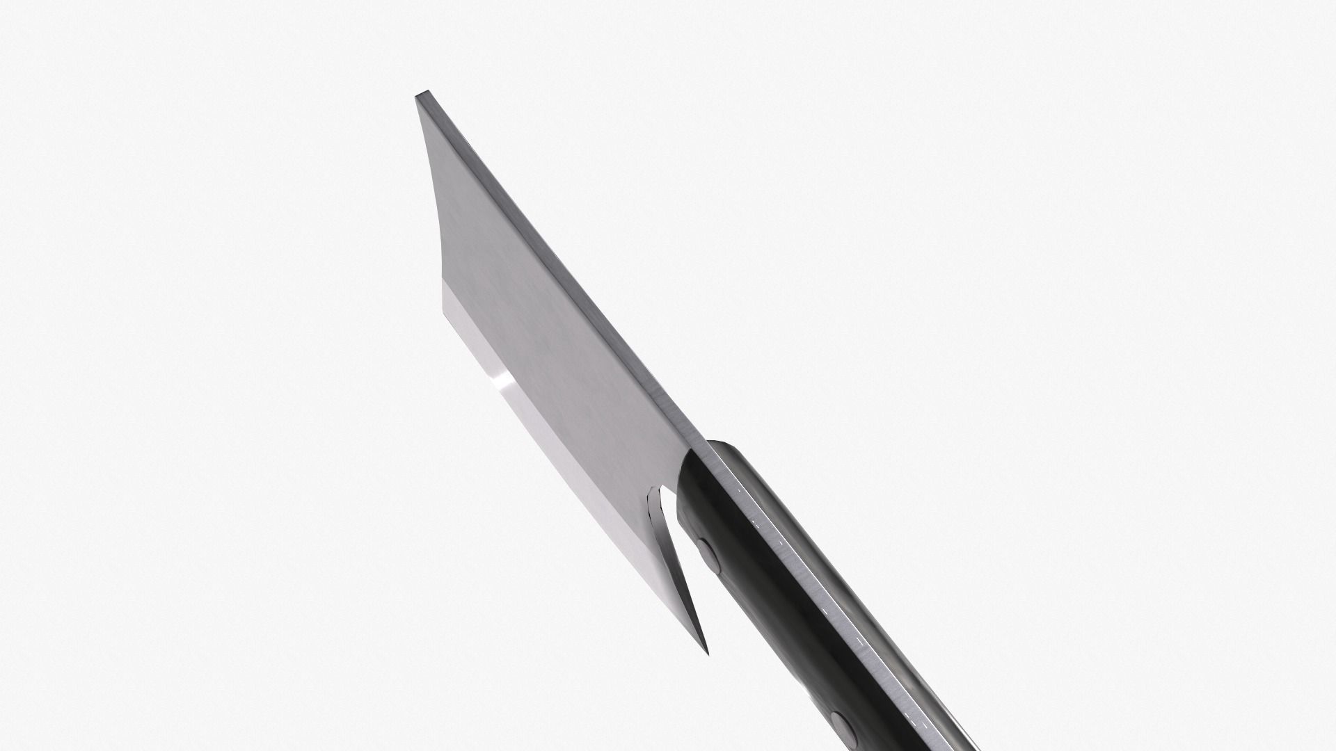 Bone Chopper Knife by MIXILIN in ash  Low-poly 3D model_6