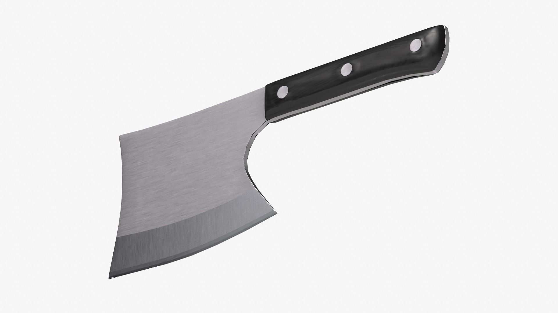 Bone Chopper Knife by MIXILIN in ash  Low-poly 3D model_7