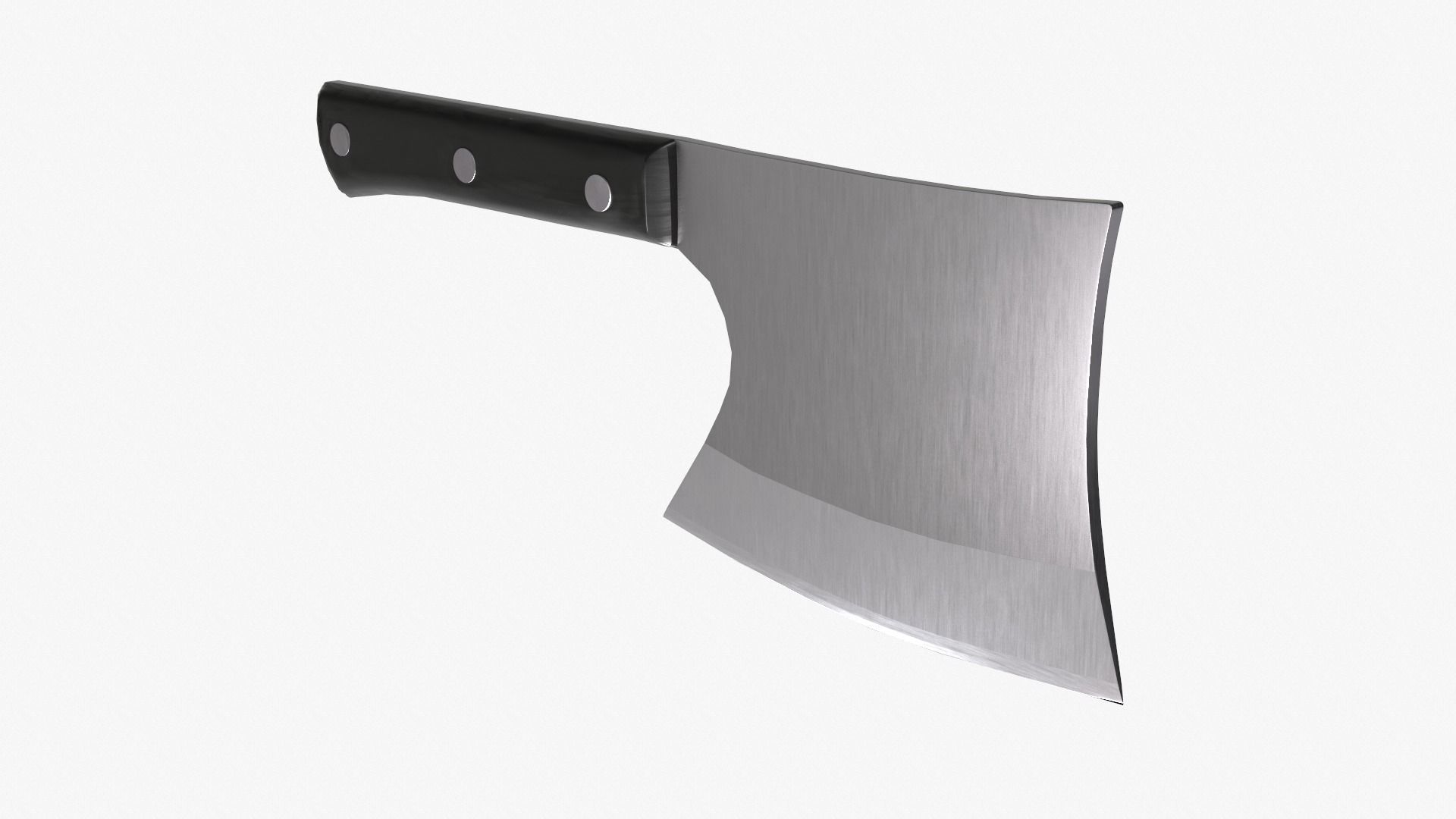 Bone Chopper Knife by MIXILIN in ash  Low-poly 3D model_2