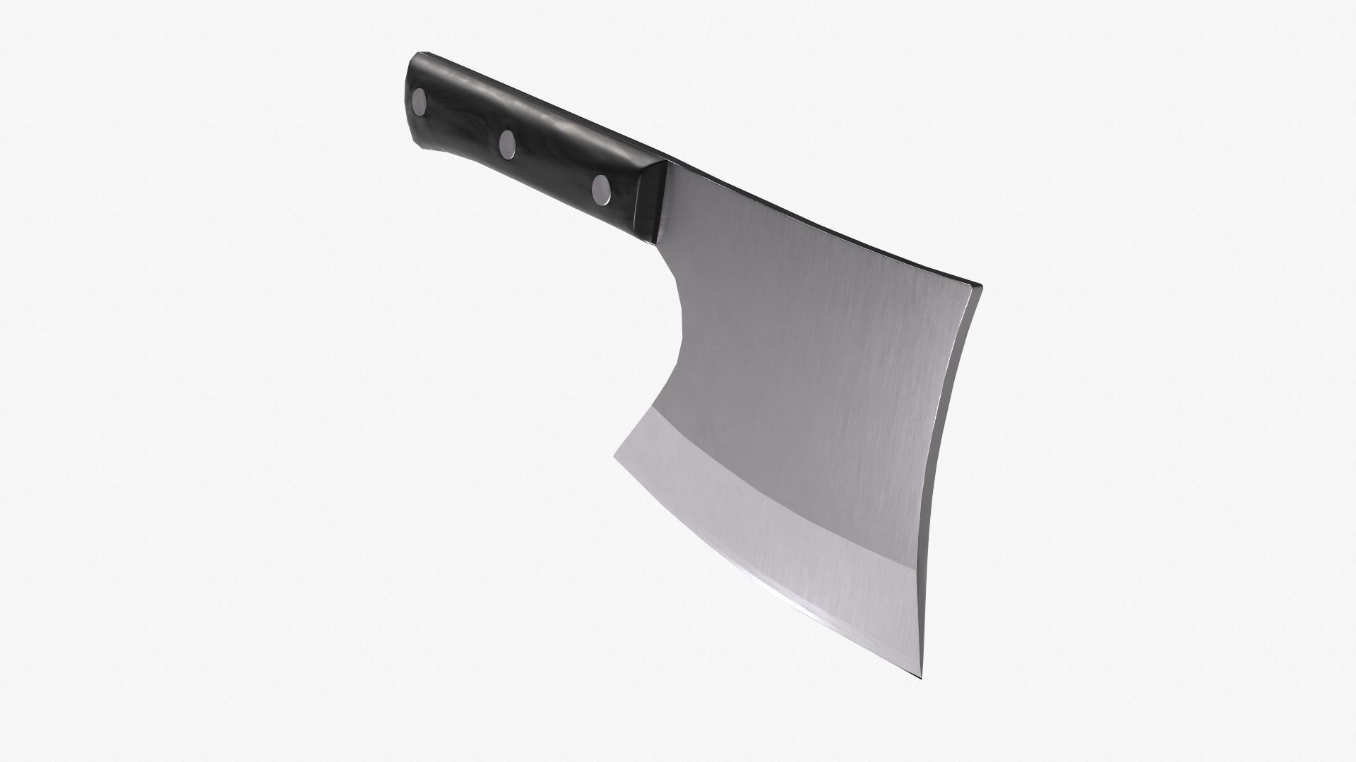 Bone Chopper Knife by MIXILIN in ash  Low-poly 3D model_3