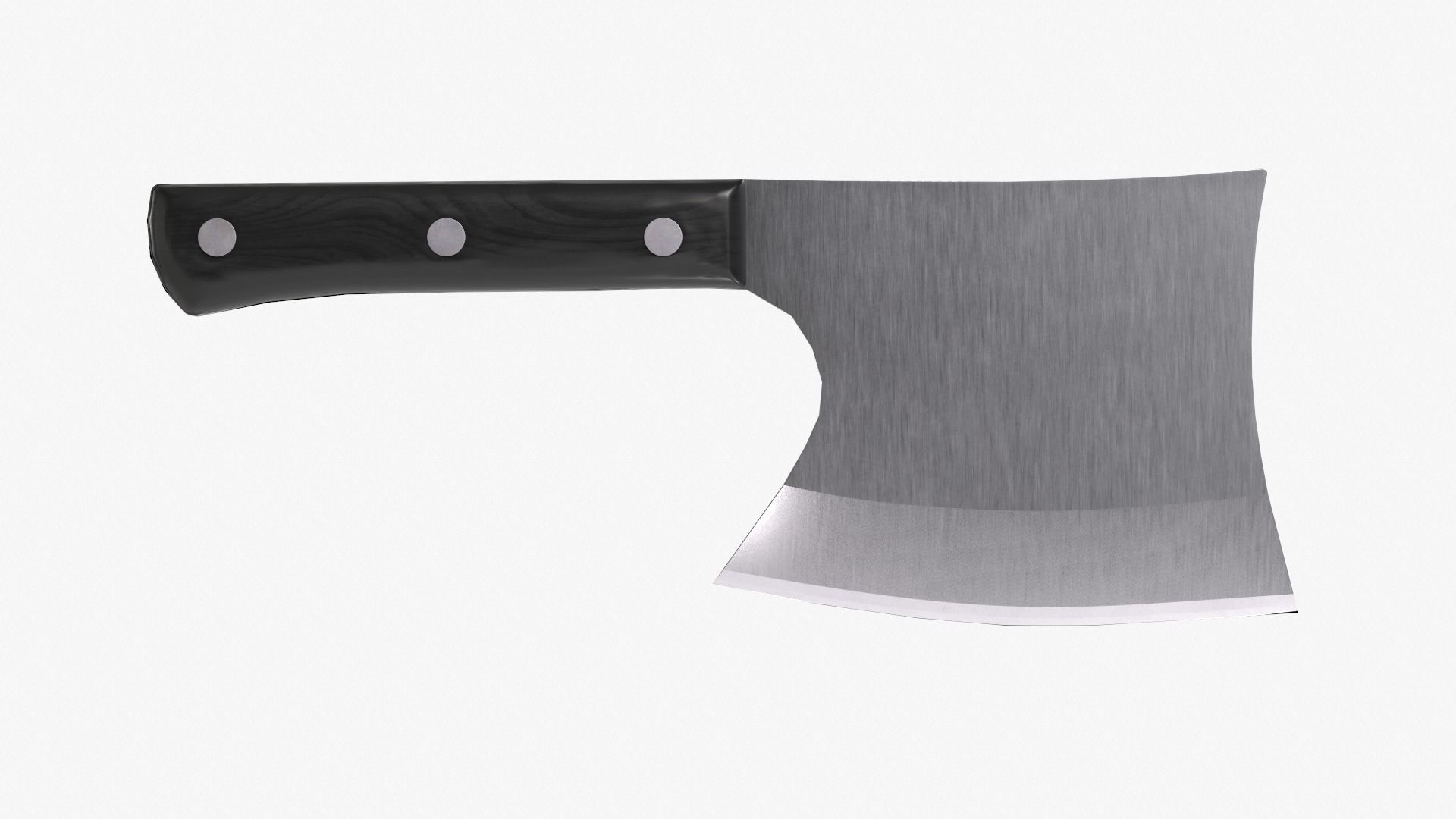 Bone Chopper Knife by MIXILIN in ash  Low-poly 3D model_1