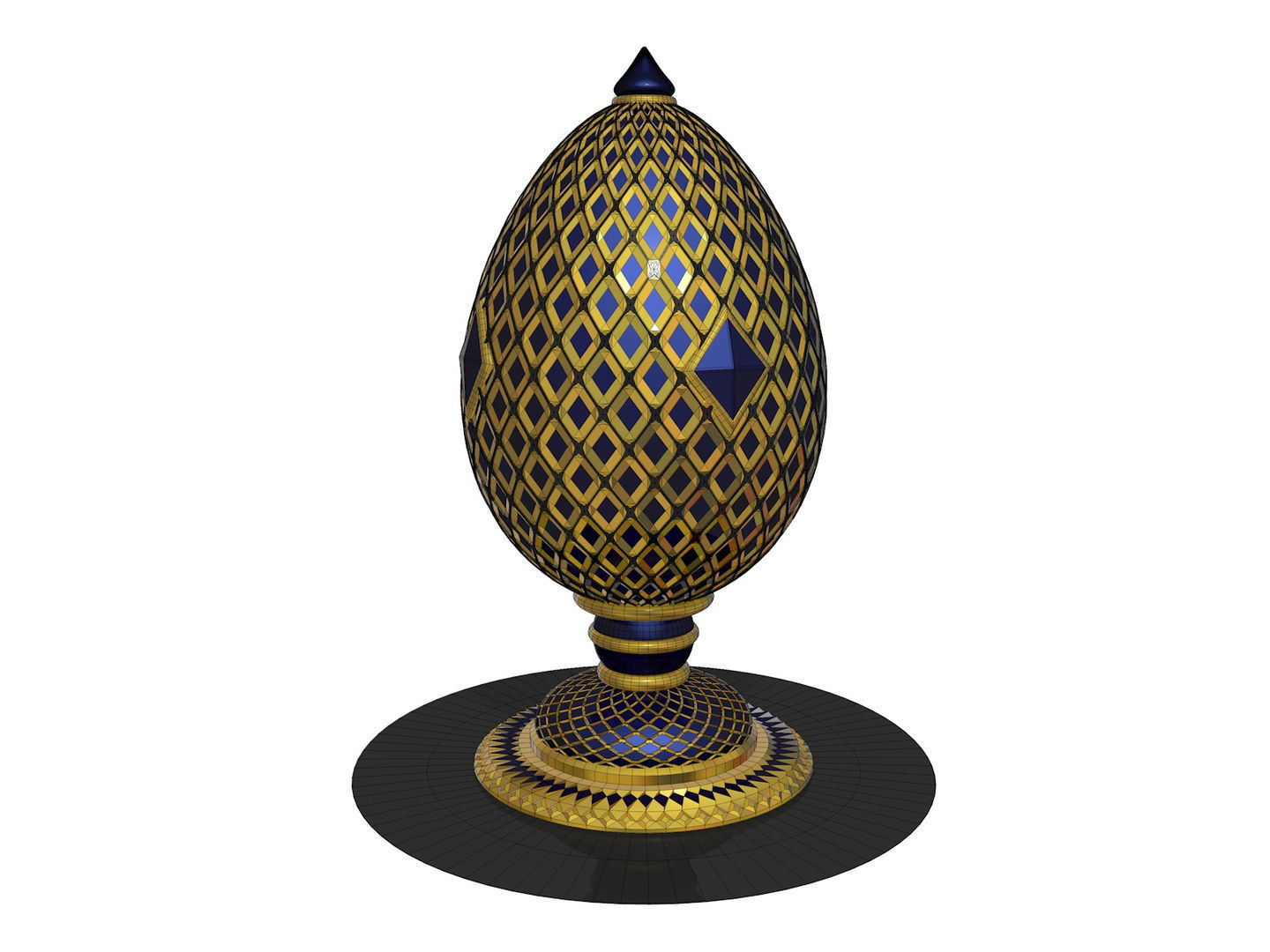 Egg FABERGE R2 3D model_4