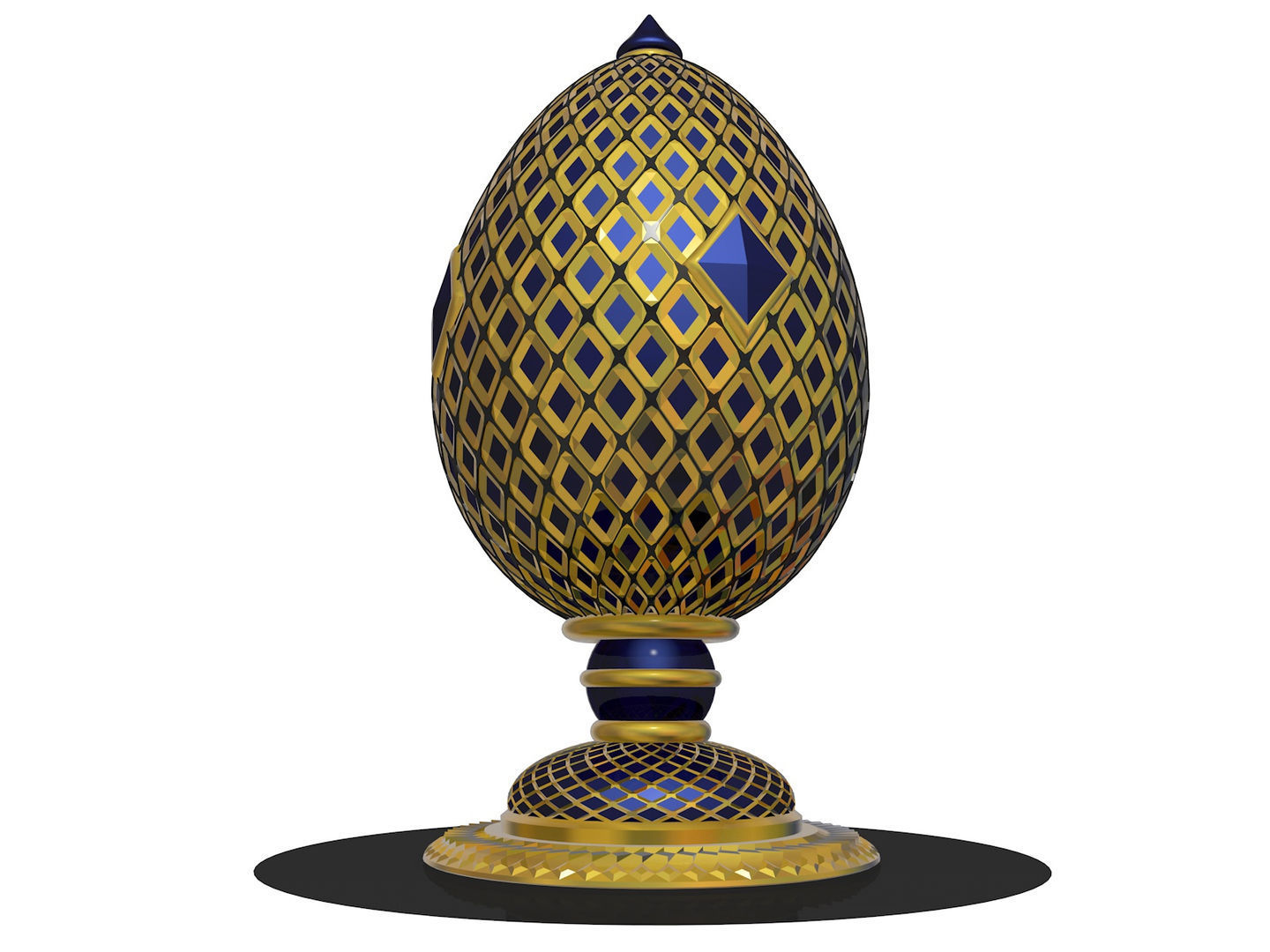 Egg FABERGE R2 3D model_3