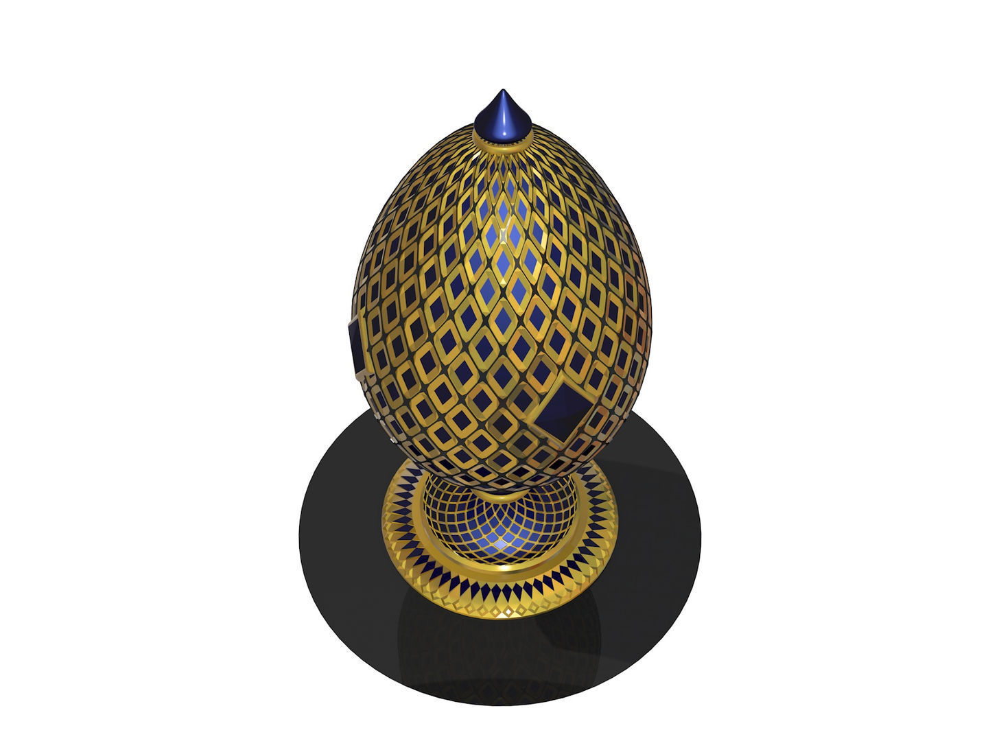 Egg FABERGE R2 3D model_2
