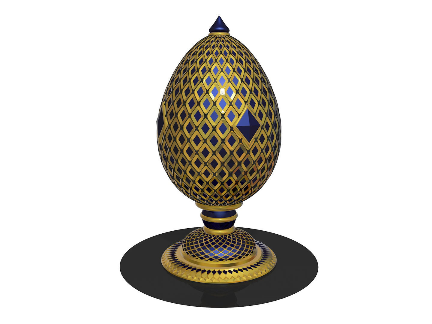 Egg FABERGE R2 3D model_1