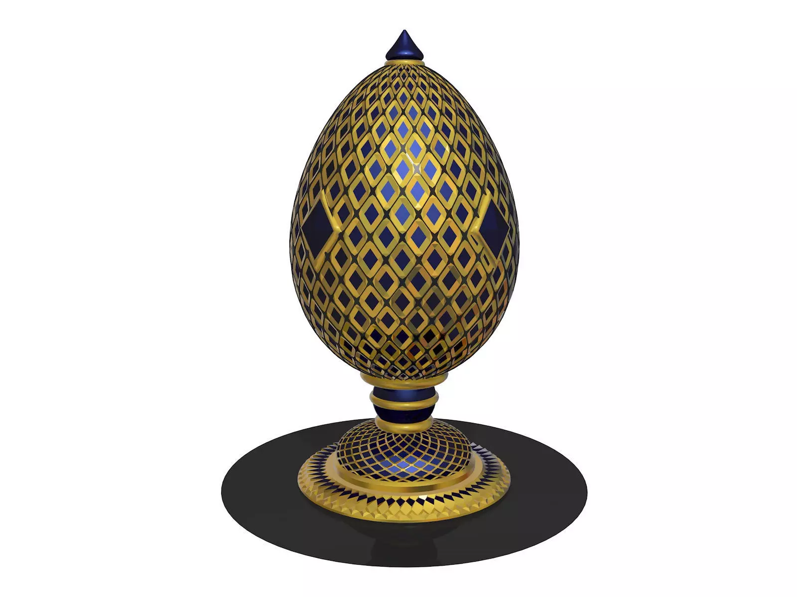 Egg FABERGE R2 3D model_0