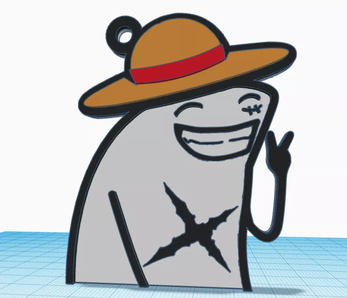 Luffy Flork 3D print model_0