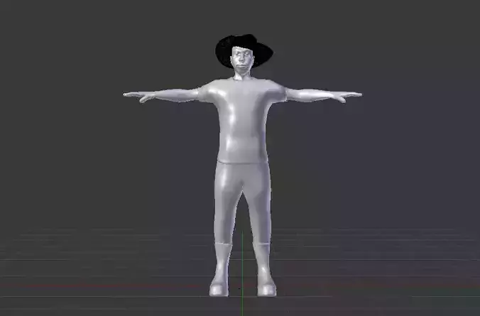 Rigged male character 