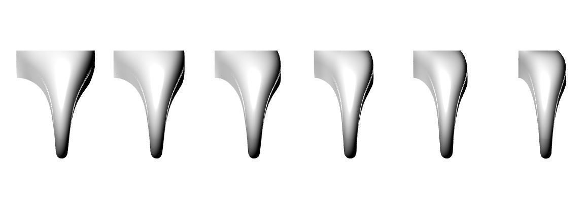 Signet rings set HEART top 3D print model_13