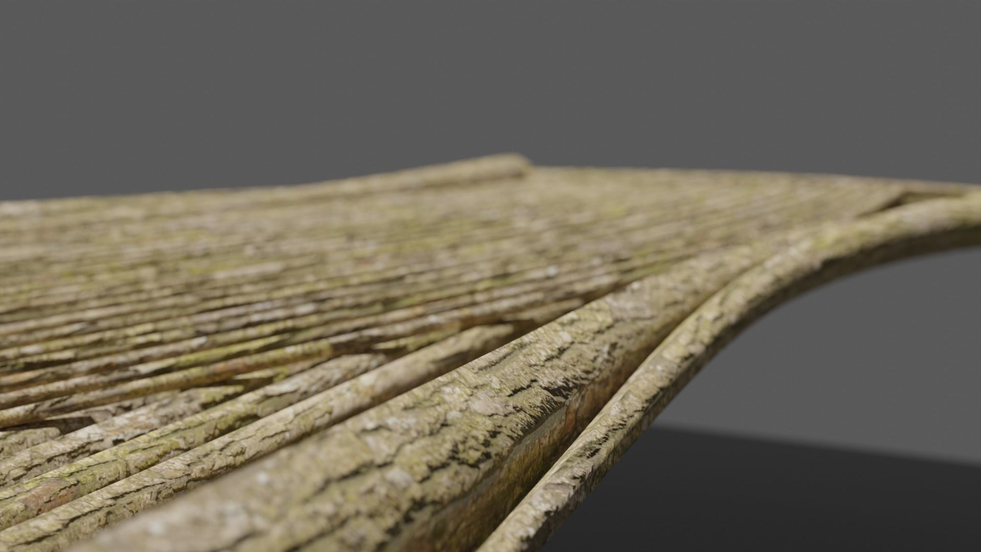 Forest - Wooden Table Low-poly 3D model_4