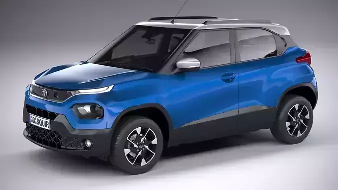 Tata Punch 2022 3D model