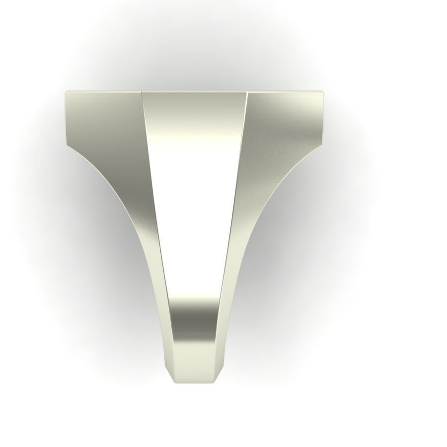 Signet rings set OCTAGON top 3D print model_10