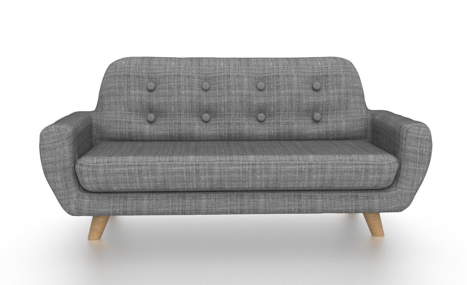 LIVING ROOM SOFA Low-poly 3D model_6