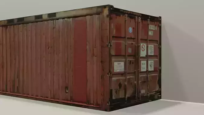 Conteiner for background Free 3D model