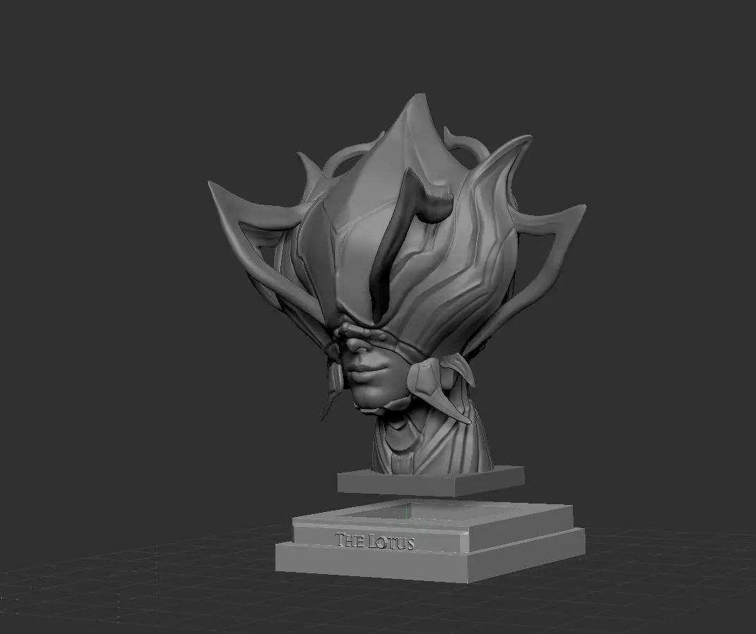 Warframe Lotus 3D print model_0