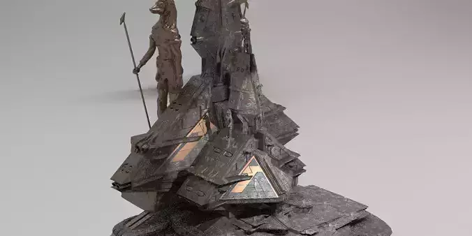 Ra Has Returned Sci-Fi City Tower 13