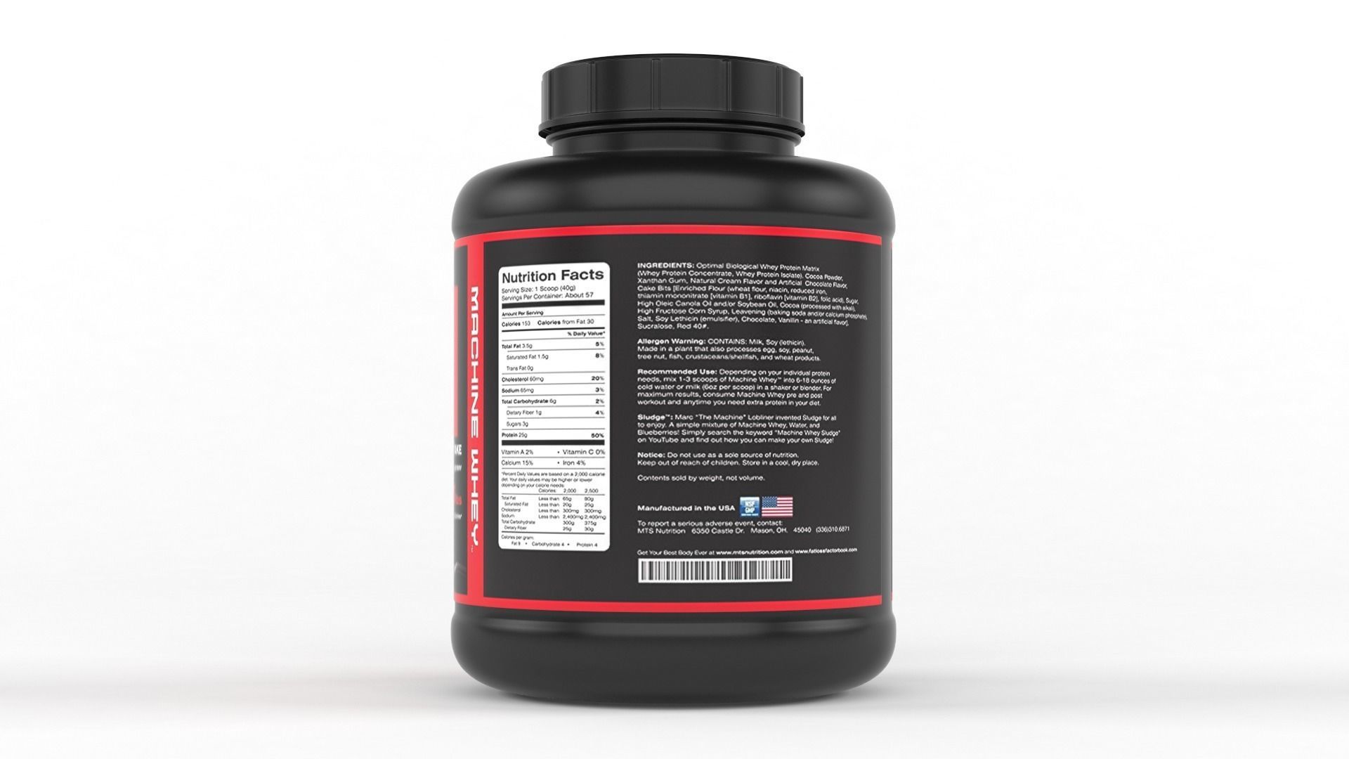Protein with Dumbbell 3D model_2