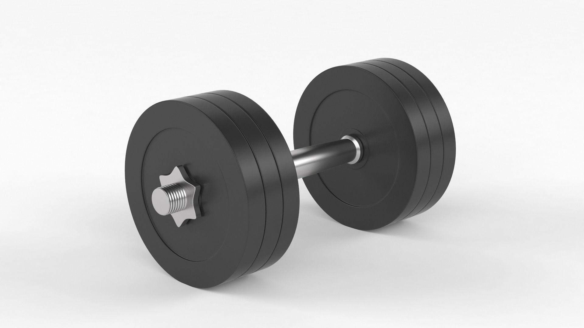 Protein with Dumbbell 3D model_6