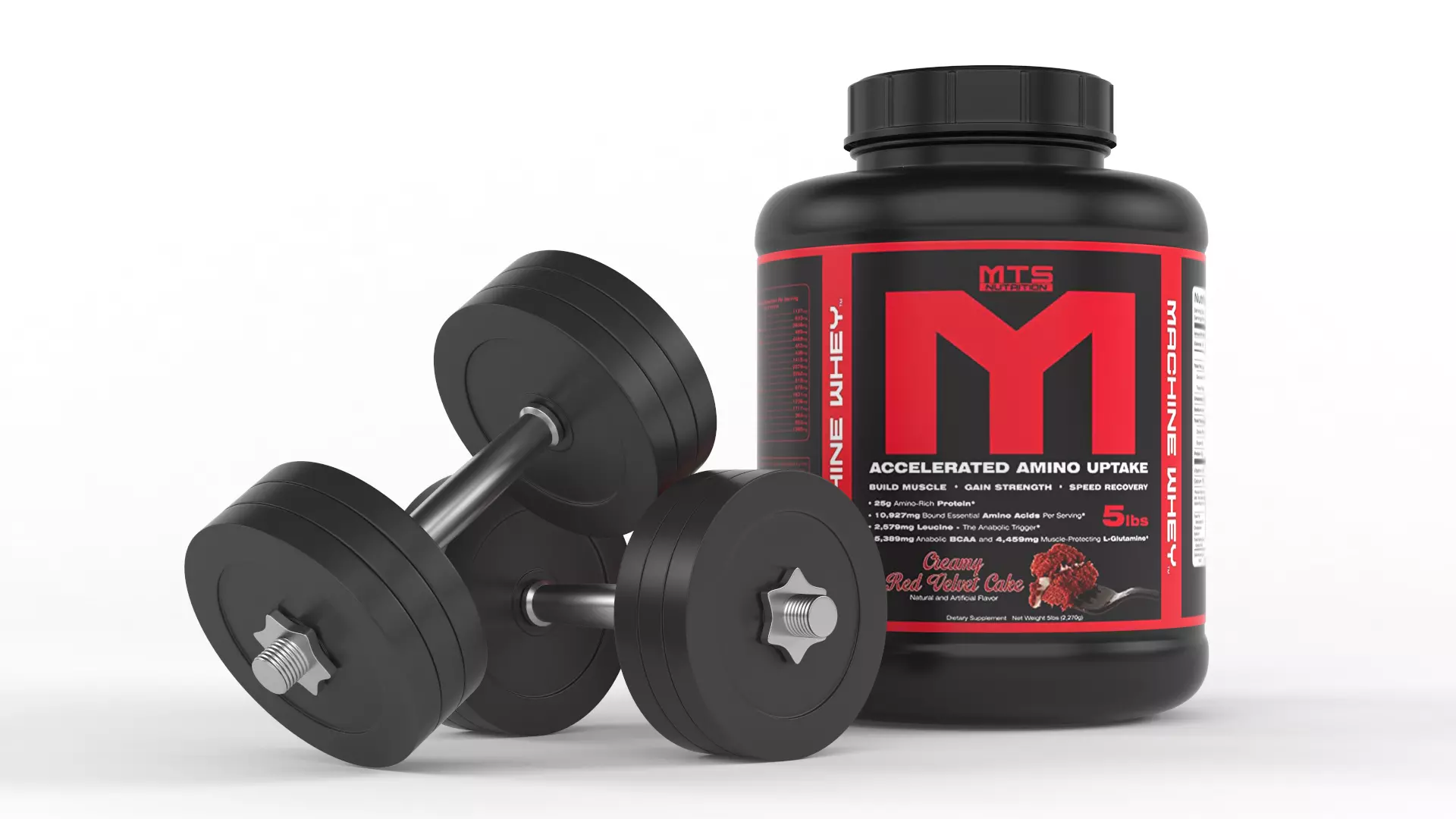 Protein with Dumbbell 3D model_0