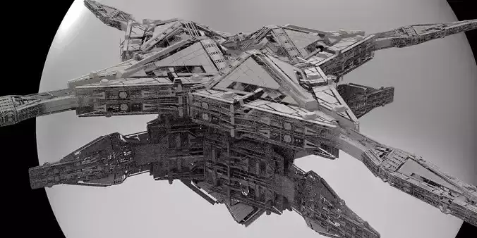 Ra Has Returned Sci-Fi City Tower ruin 5 