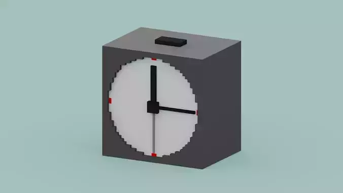Voxel Alarm Clock 