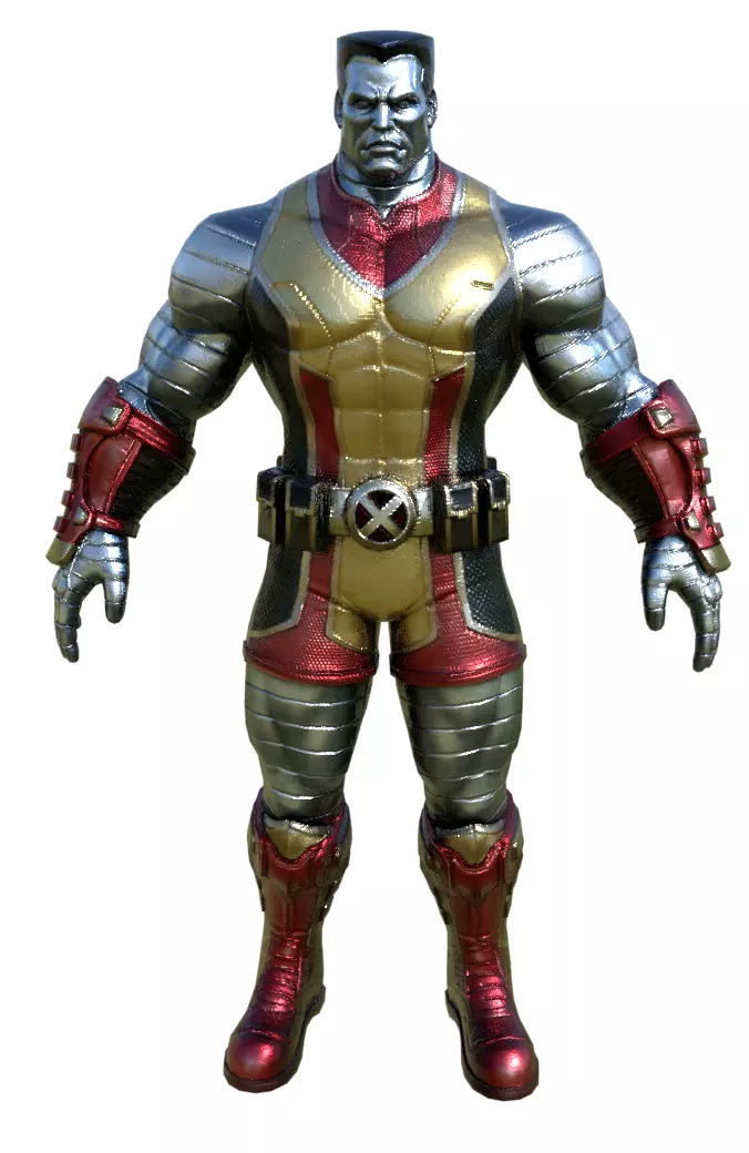 colossus marvel 3d 3D model_0