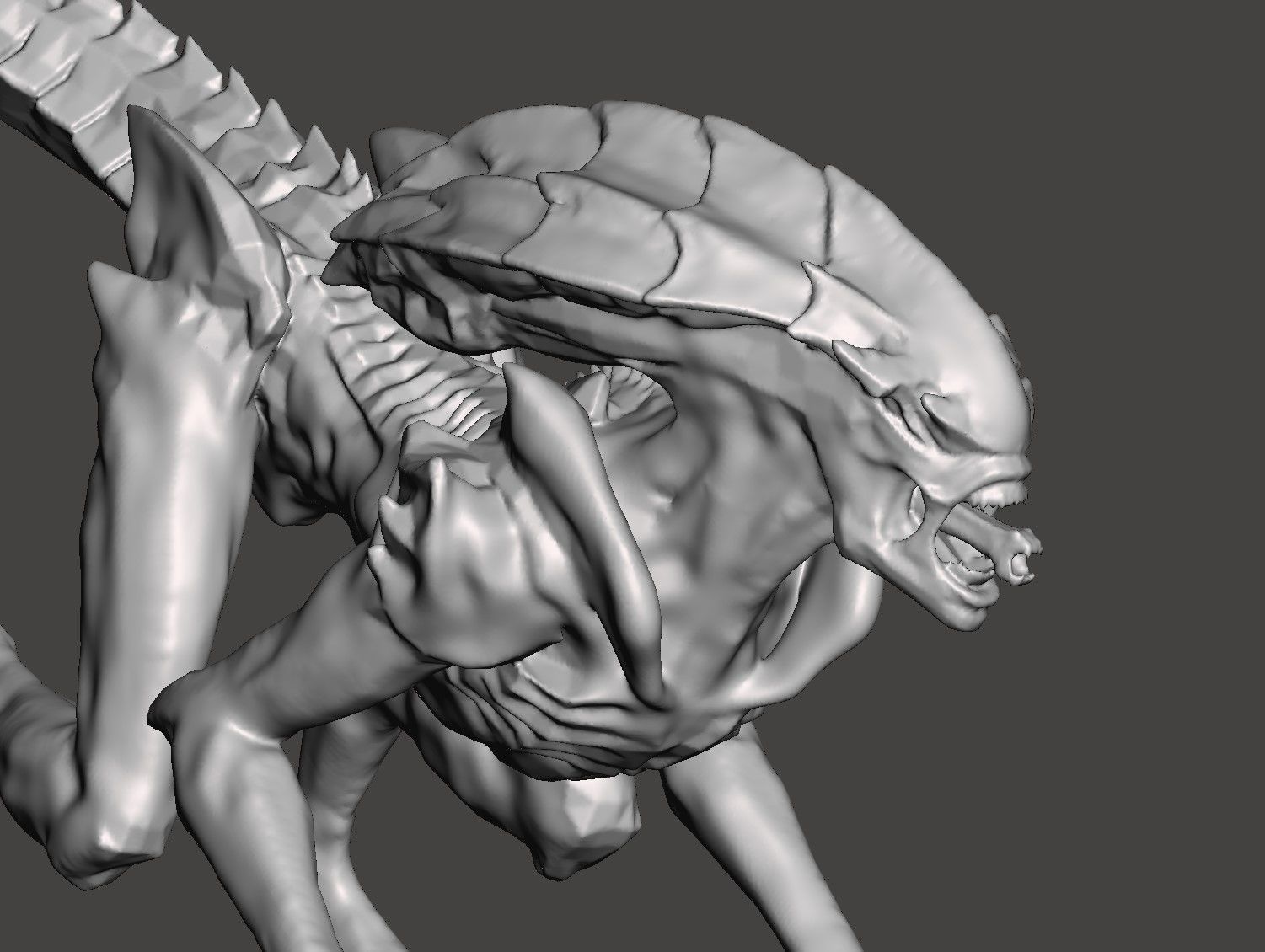 PROWLER XENOMORPH -ALIENS FIRETEAM ELITE STL FOR 3D PRINTING 3D print model_4