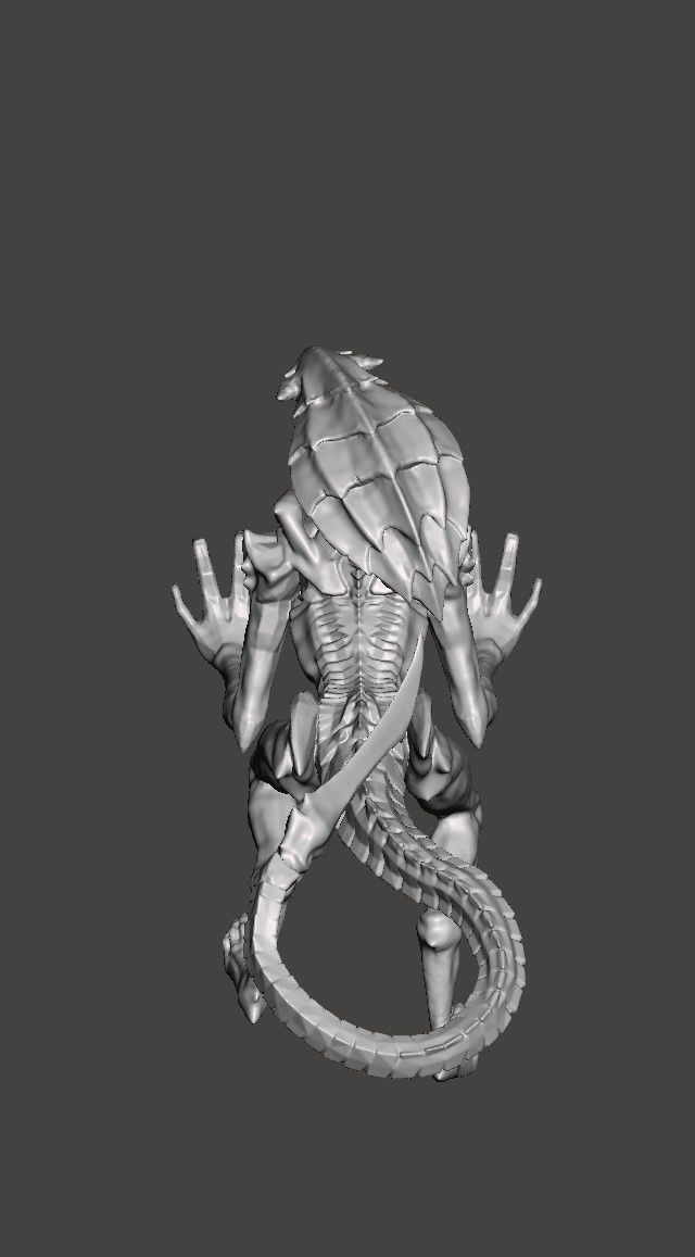 PROWLER XENOMORPH -ALIENS FIRETEAM ELITE STL FOR 3D PRINTING 3D print model_9