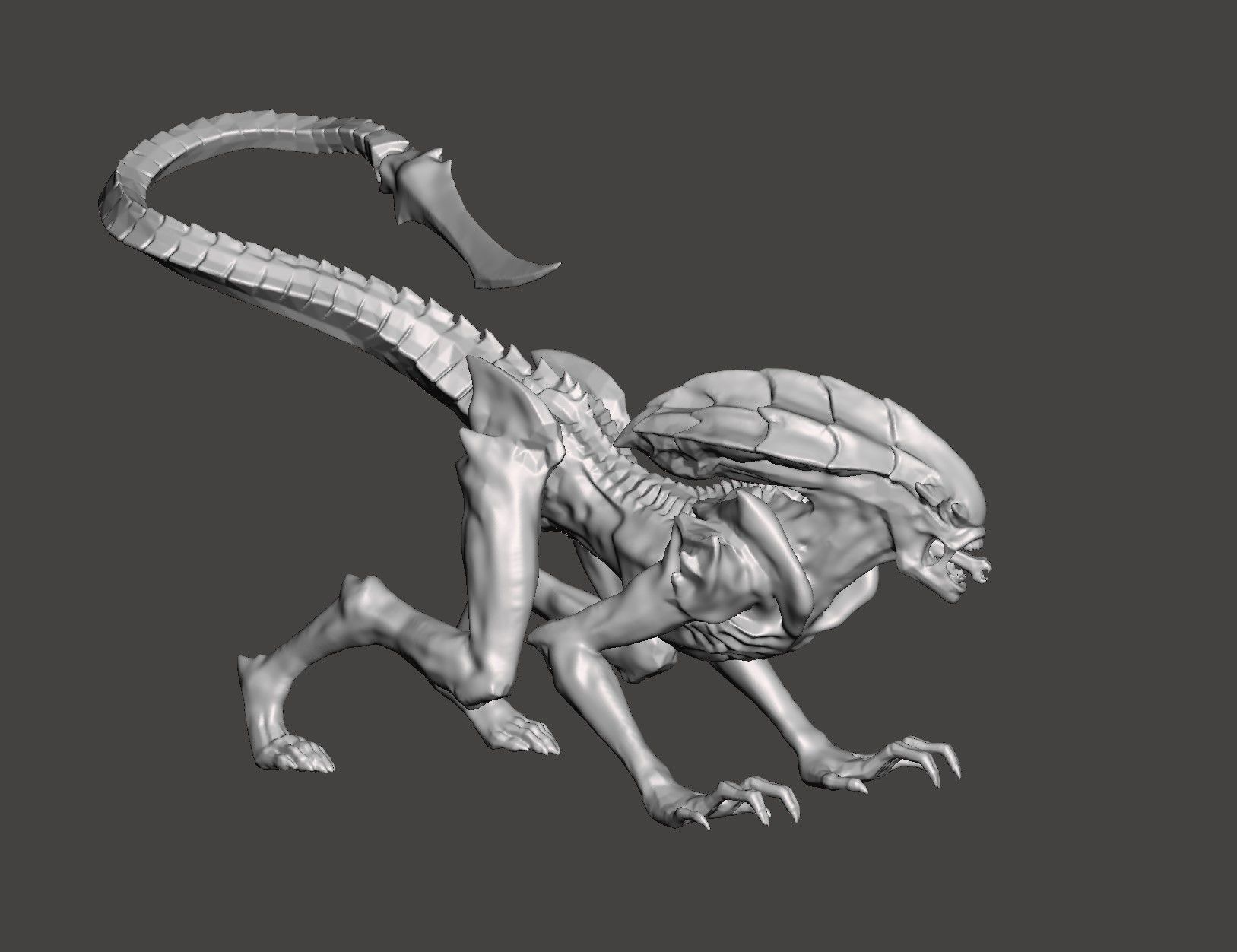 PROWLER XENOMORPH -ALIENS FIRETEAM ELITE STL FOR 3D PRINTING 3D print model_6