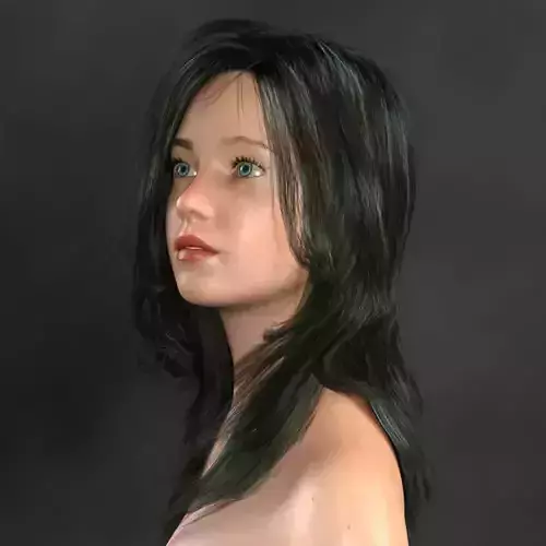Eliska  V4 High Quality Textures For G8 Female 3D model