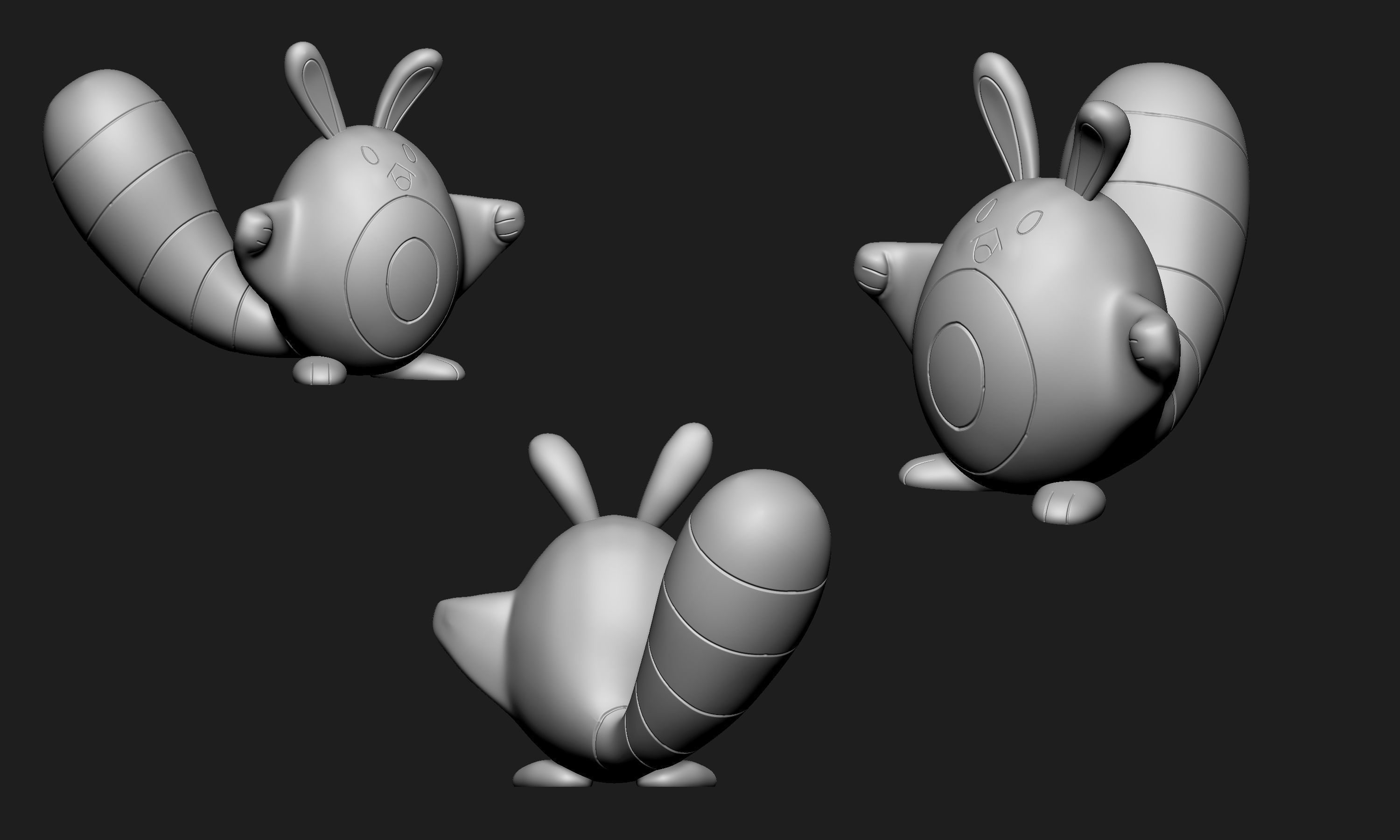 Pokemon - Sentret 3D print model_5