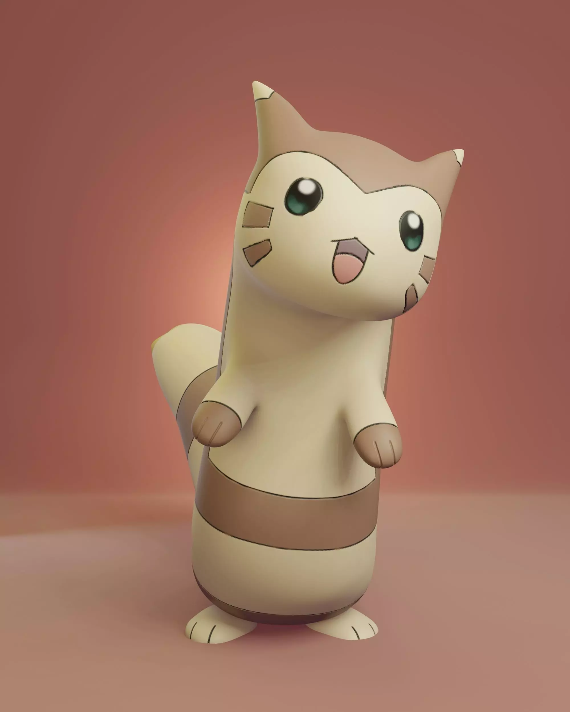 Pokemon - Furret 3D print model_0