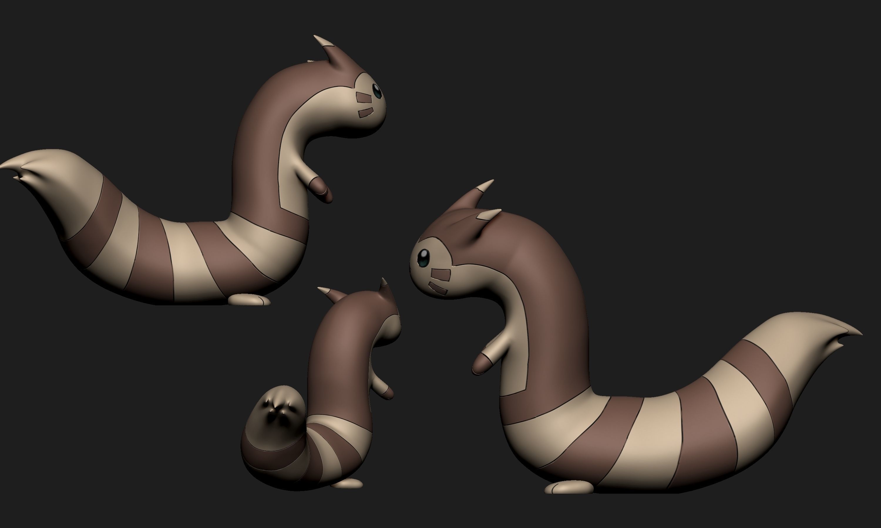 Pokemon - Furret 3D print model_5