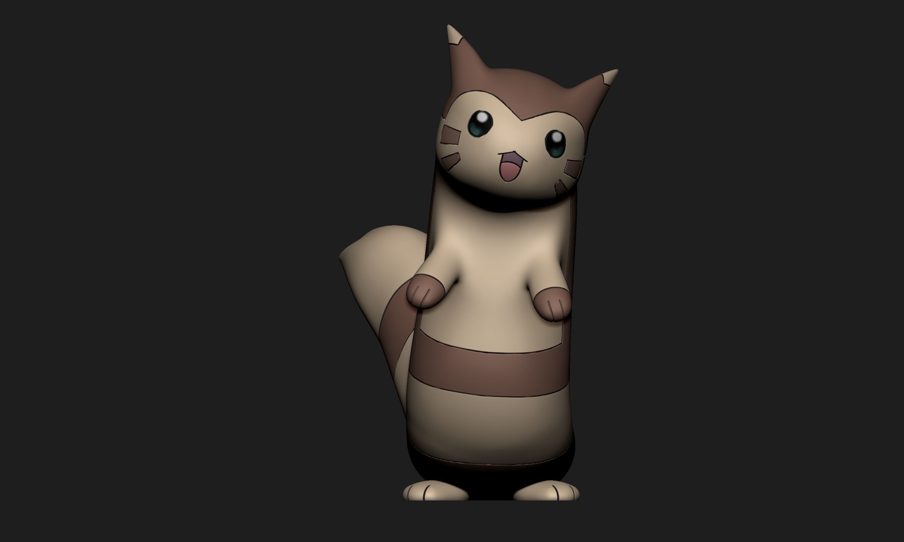 Pokemon - Furret 3D print model_1